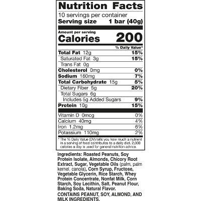 Nature Valley Protein Salted Caramel Nut Value pack - 14.oz/10ct: Gluten-Free, No Artificial Flavors, 10g Protein
