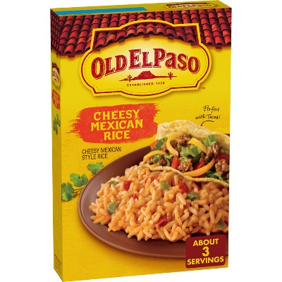Old El Paso Cheesy Mexican Rice Mix - 7.6oz: No Added Sugar, No High Fructose Corn Syrup, No Artificial Sweeteners