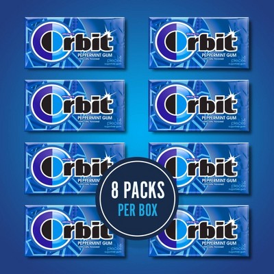 Orbit Sugar-Free Peppermint Gum Value Pack - 14ct/8pk