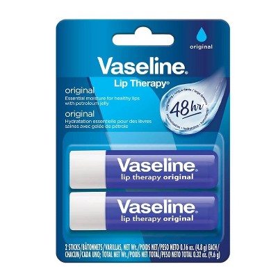 Vaseline Original Lip Therapy Stick - 2pk/0.16oz each