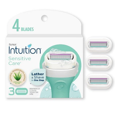 Schick Intuition Sensitive Care Womens Razor Blade Refills