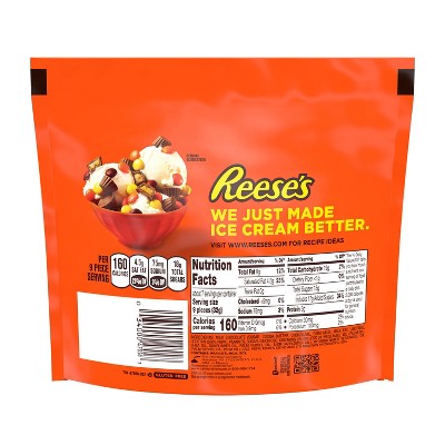 Reese's Minis Milk Chocolate Unwrapped Peanut Butter Cups Candy - 7.6oz