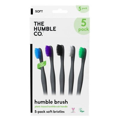 The Humble Co. Plant Based Toothbrush - 5ct - Soft