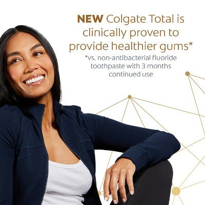 Colgate Total Active Prevention Clean Mint Toothpaste - 5.1oz/2pk