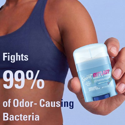 Secret Outlast Xtend Completely Clean Mini Invisible Solid Antiperspirant and Deodorant - Travel Size - 0.5oz