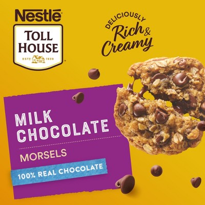 Nestle Toll House Milk Chocolate Chips for Cookie Baking - 23oz: Gluten-Free, No Artificial Flavors