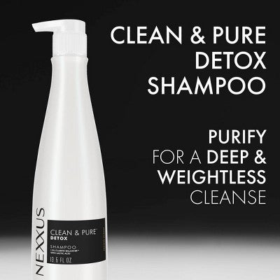 Nexxus Clean & Pure Nourishing Detox Shampoo with Elastin Protein and Marine Minerals