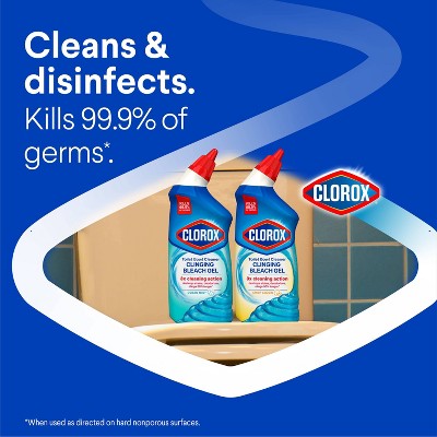 Clorox Ocean Mist Toilet Bowl Cleaner Clinging Bleach Gel - 24 fl oz/1ct