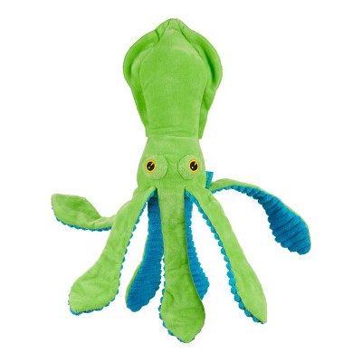 BARK Billy The Squid Dog Toy - Green