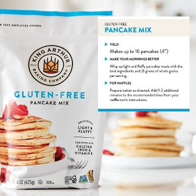 King Arthur Gluten Free Pancake Mix - 15oz