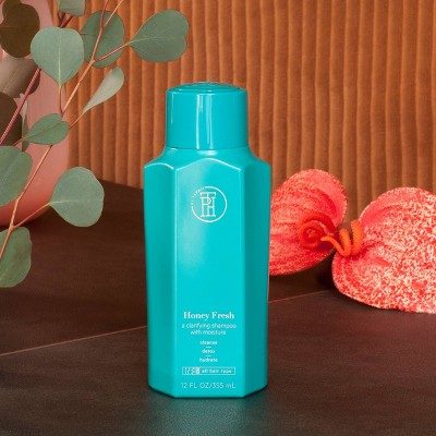 TPH By Taraji Honey Fresh Aloe Vera Clarifying Shampoo for Buildup & Oily Hair, Vegan and Sulfate Free - 12 fl oz