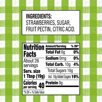 Smucker's Natural Strawberry Fruit Spread - 17.25oz