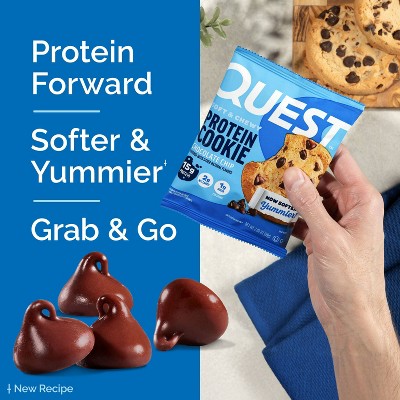 Quest Nutrition 15g Protein Cookie - Chocolate Chip Cookie - 8ct