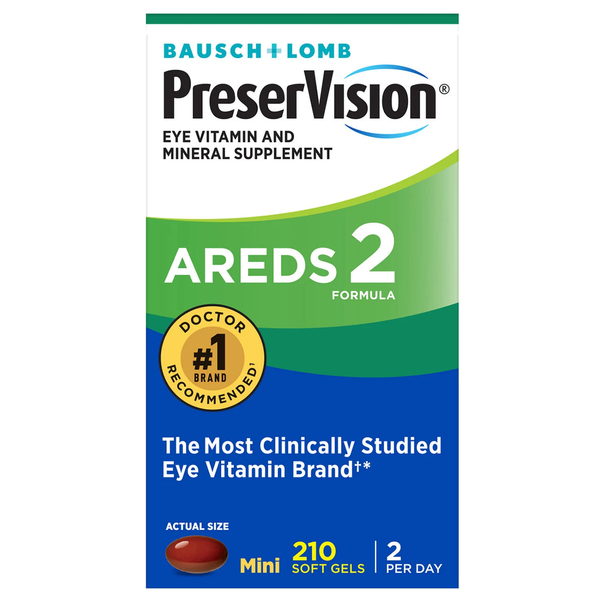 PreserVision AREDS 2 Formula Softgels, 210 Stk.