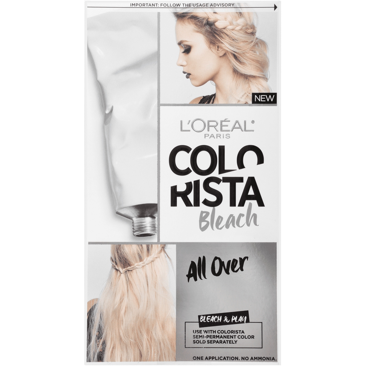 L'Oreal Paris Colorista All Over Bleach, Hair Color Lightening System Kit