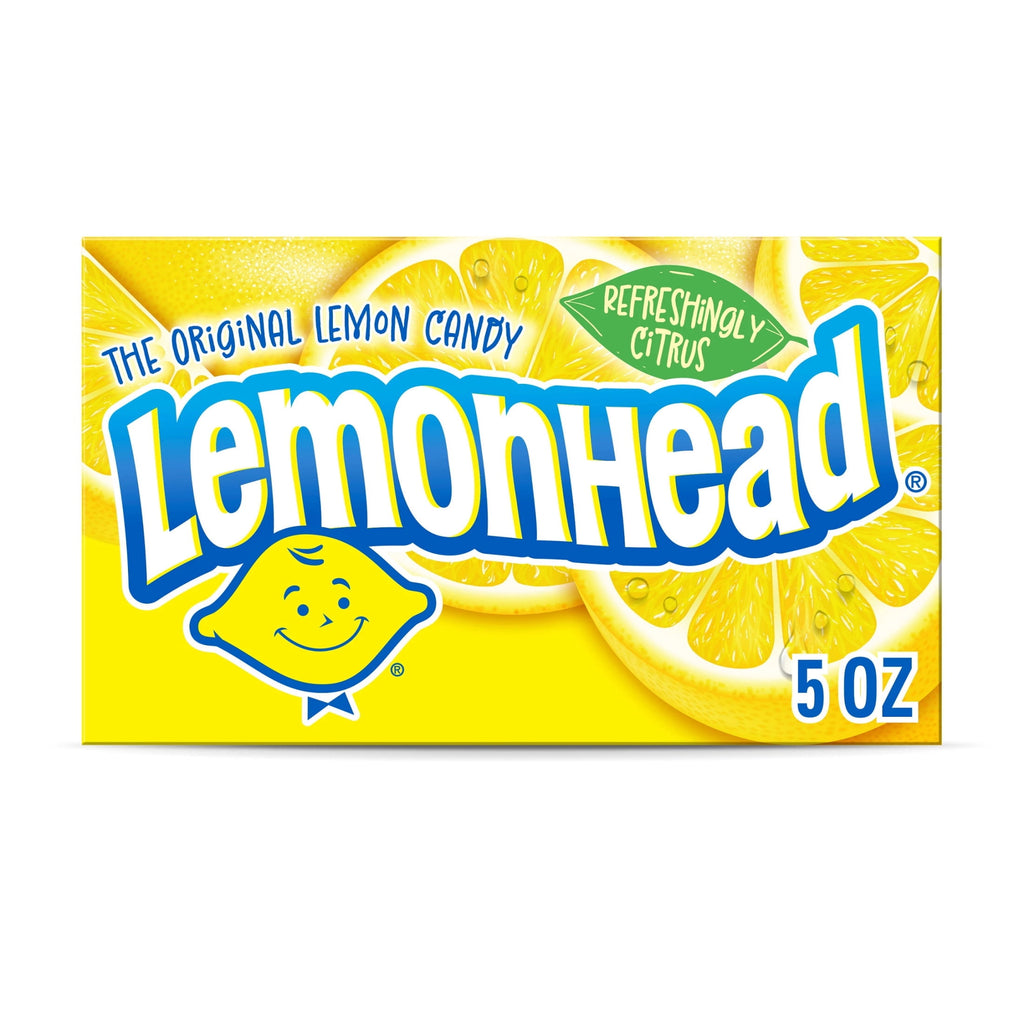 Lemonhead Hard Lemon Candy, Theater Box, 5 oz