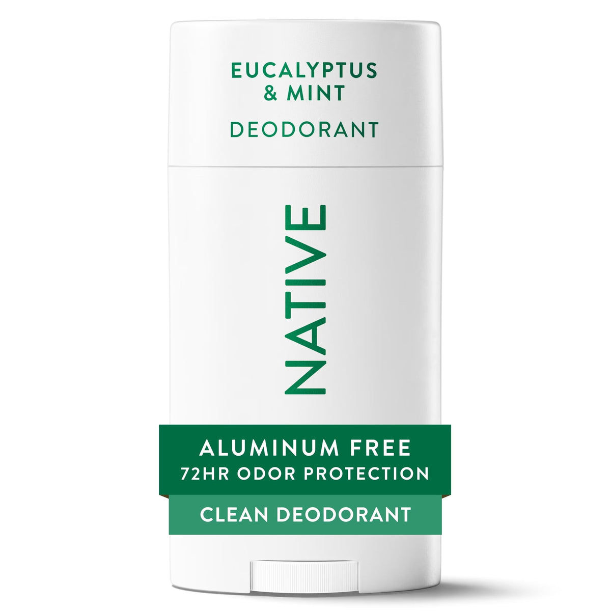 Native Deodorant for Women & Men, Aluminum Free, Eucalyptus & Mint, 2.65 oz