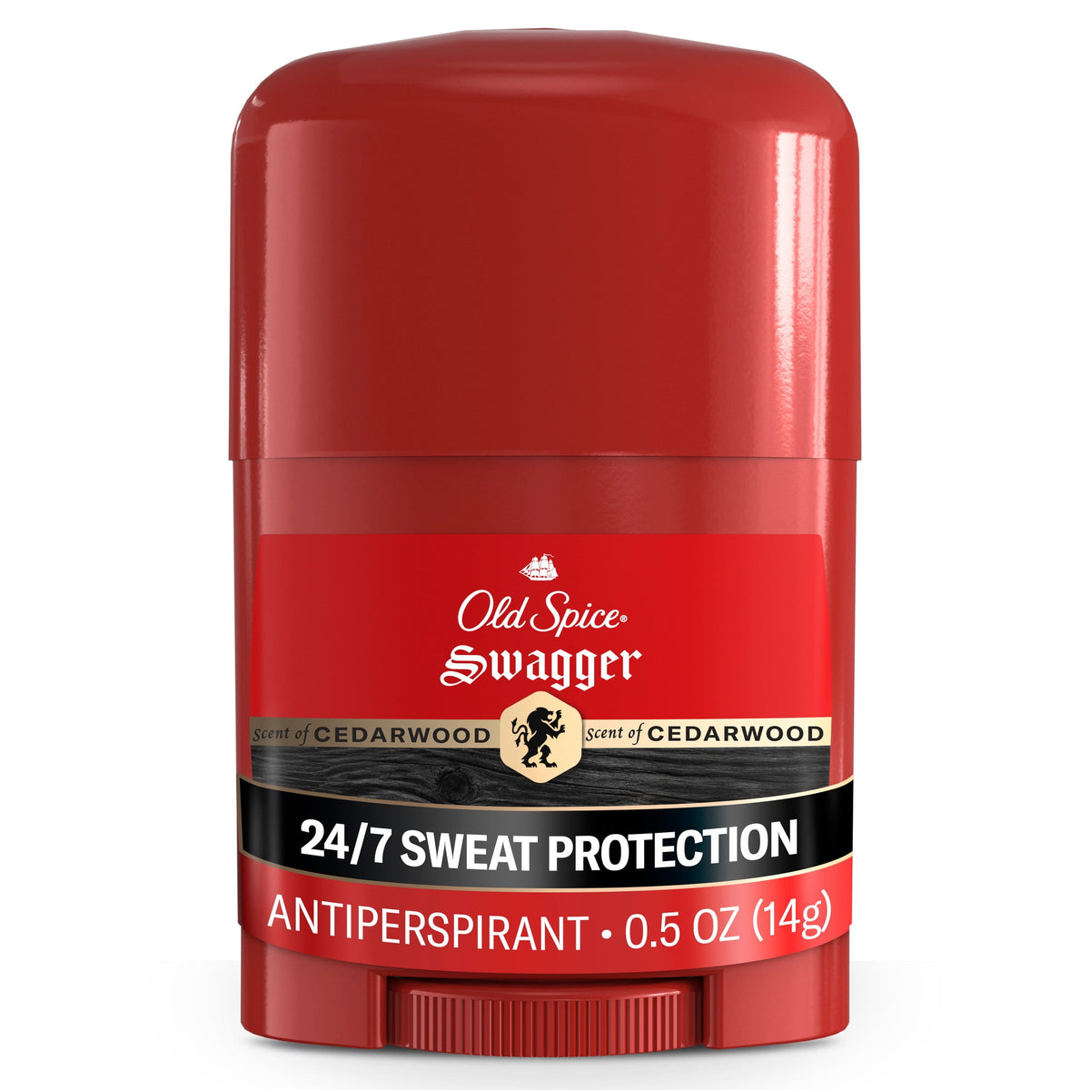 Old Spice Deodorant for Men, Antiperspirant, Swagger, 24/7 Sweat & Odor Protection, 0.5 oz