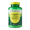 Spring Valley L-Lysine Amino Acid Supplements, 1000 mg, 100 Count