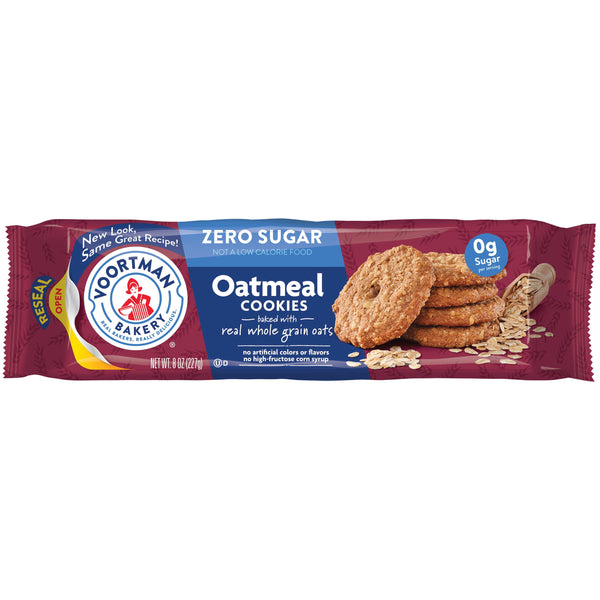 VOORTMAN Baked Zero Sugar Oatmeal Cookies 8 oz