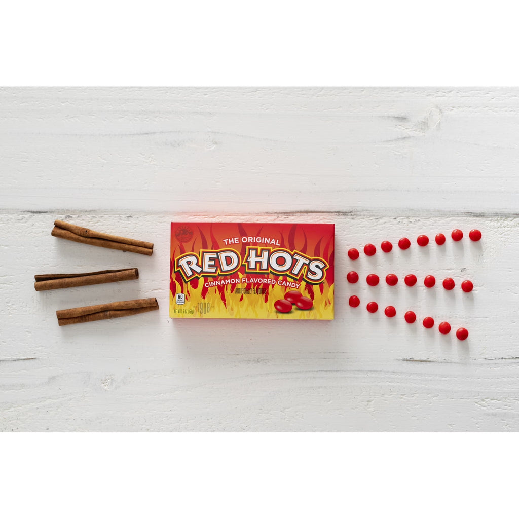 Red Hots Original Cinnamon Flavored Candy, Theater Box, 5.5 oz