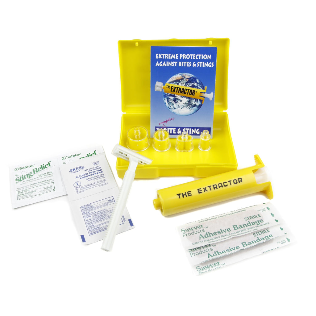 Sawyer Products Venom Extractor & Suction Pump Kit for Snake Bite, & Bee, Wasp, and Mosquito Stings