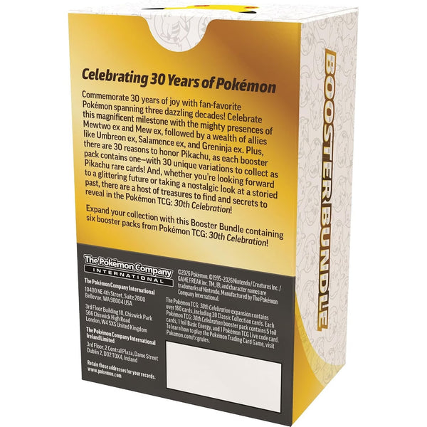 Pokémon TCG 30th Celebration Booster Bundle