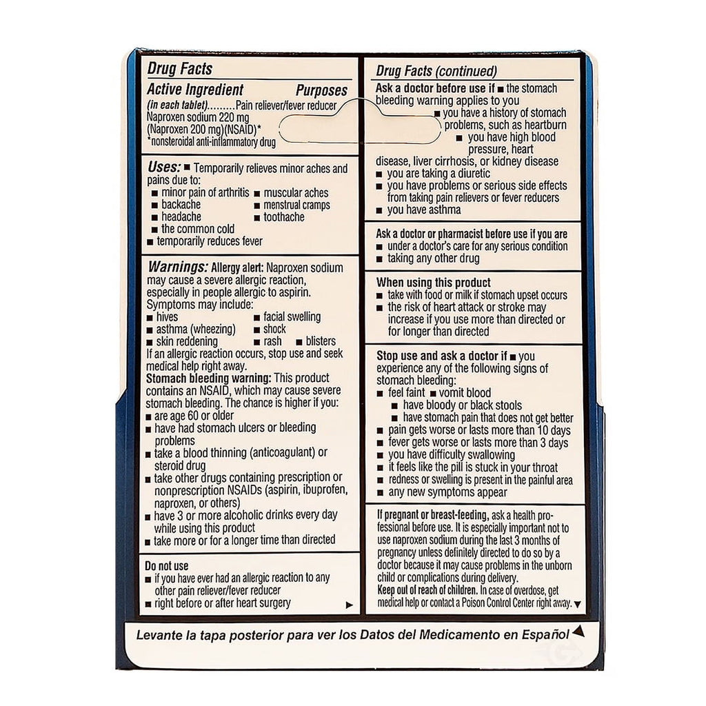 Flanax Pain Reliever/Fever Reducer Tablets, 24 Tablets