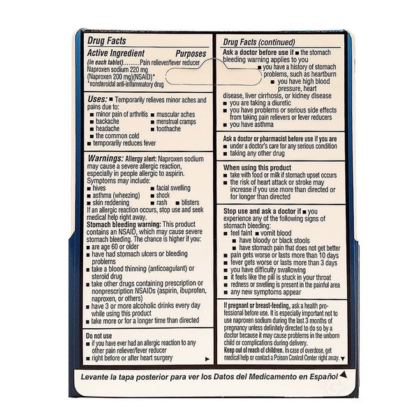 Flanax Pain Reliever/Fever Reducer Tablets, 24 Tablets