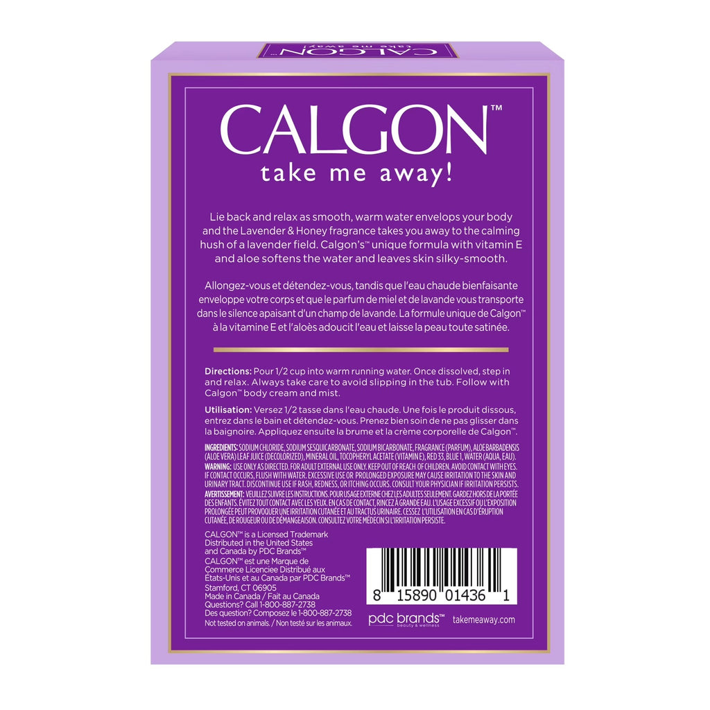 Calgon Lavender Moisturizing Bath Beads with Aloe & Vitamin E, 30 oz