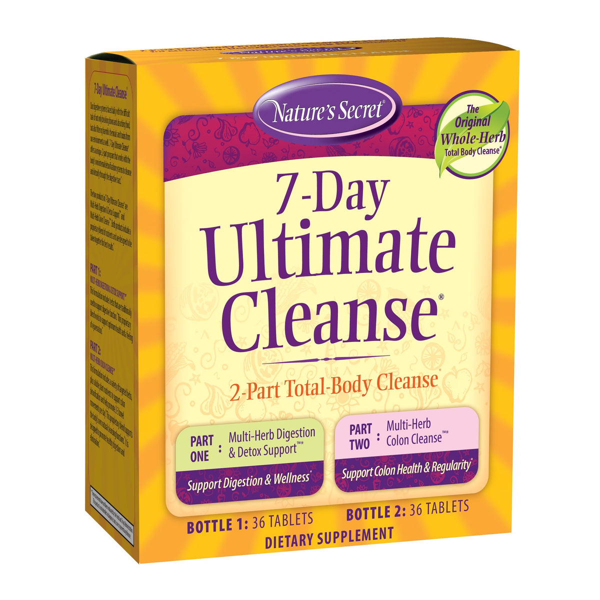 Nature's Secret 7-Day Ultimate Cleanse with Multi-Herb Ingredients for Detox Support