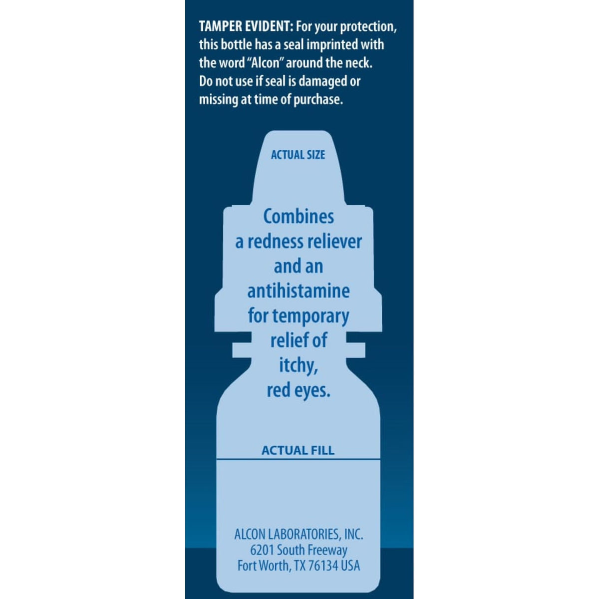 Naphcon-A Eye Allergy Drops, Itchy & Red Eye Symptom Relief, Adults & Kids 6+, 0.5 fl oz