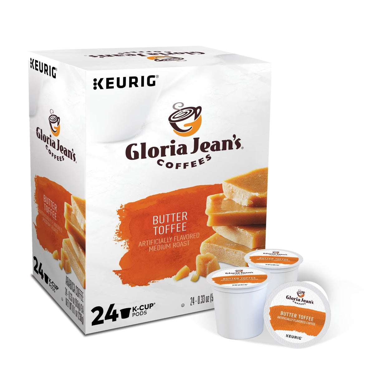 Butter Toffee Coffee K-Cups, 96/Carton