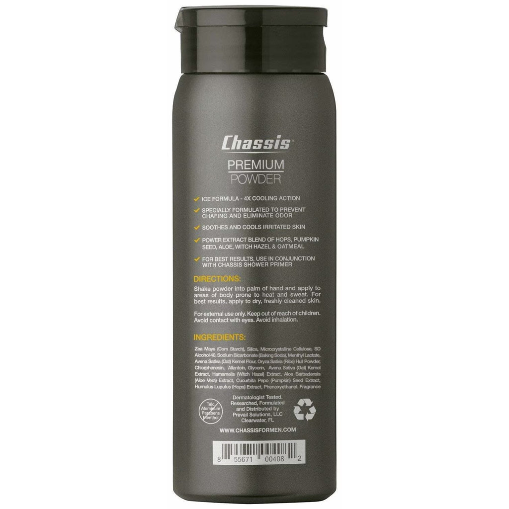 Chassis Premium Powder, Ice, 4 oz