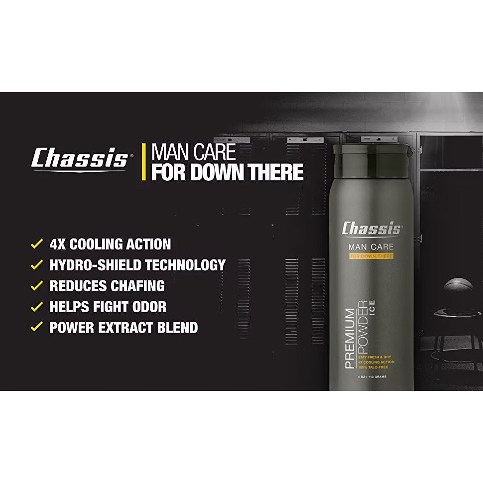 Chassis Premium Powder, Ice, 4 oz