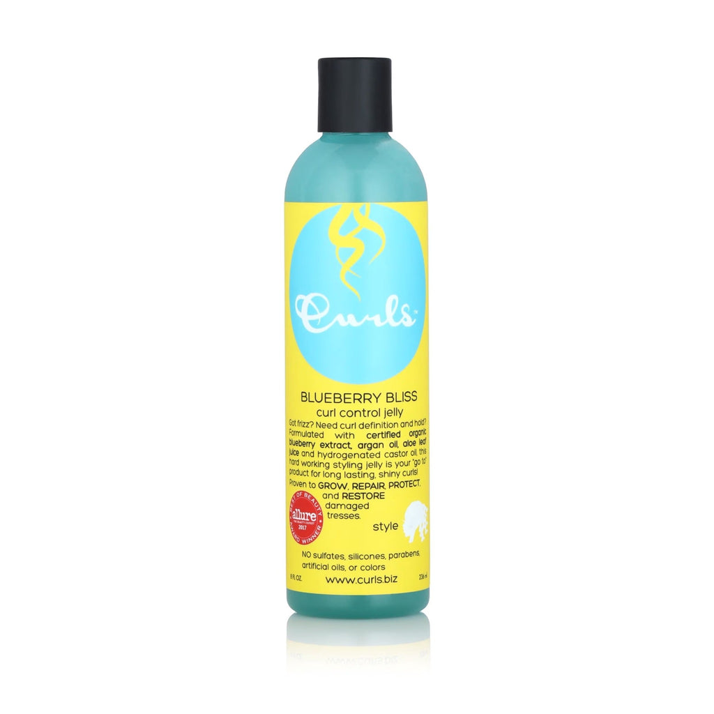 Curls Blueberry Bliss Curl Control Jelly, Made for All Hair Types, 8 fl oz