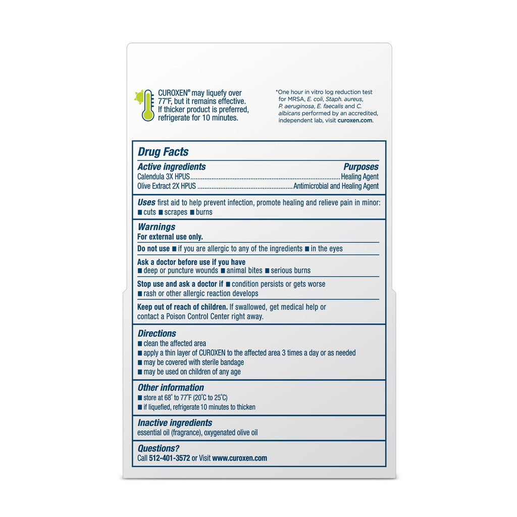CUROXEN First Aid Ointment, 0.5 oz | All-Natural & Organic Ingredients