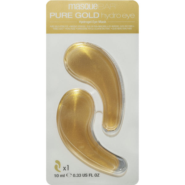 Masque Bar Pure Gold Hydro Gel Eye Patch, 1 pair, Hydrating and Brightening
