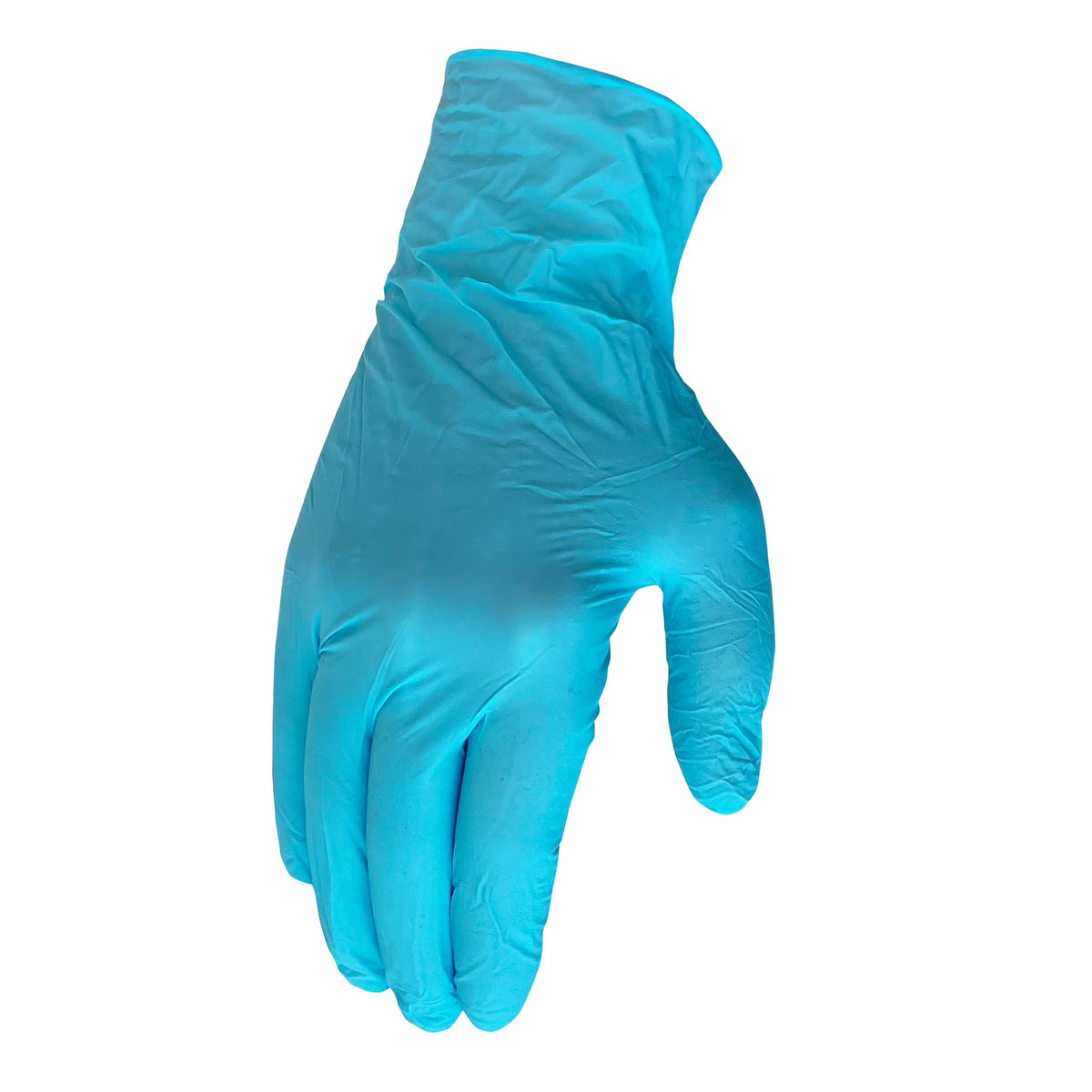 AWP Pro Latex-Free Glove Unisex Disposable Nitrile Gloves, Blue, 50 Count