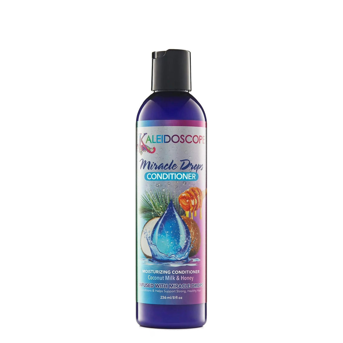 Kaleidoscope Miracle Drops Conditioner, 8 fl. oz., Adult, Frizzy Hair Type, Moisturizing, Squeeze