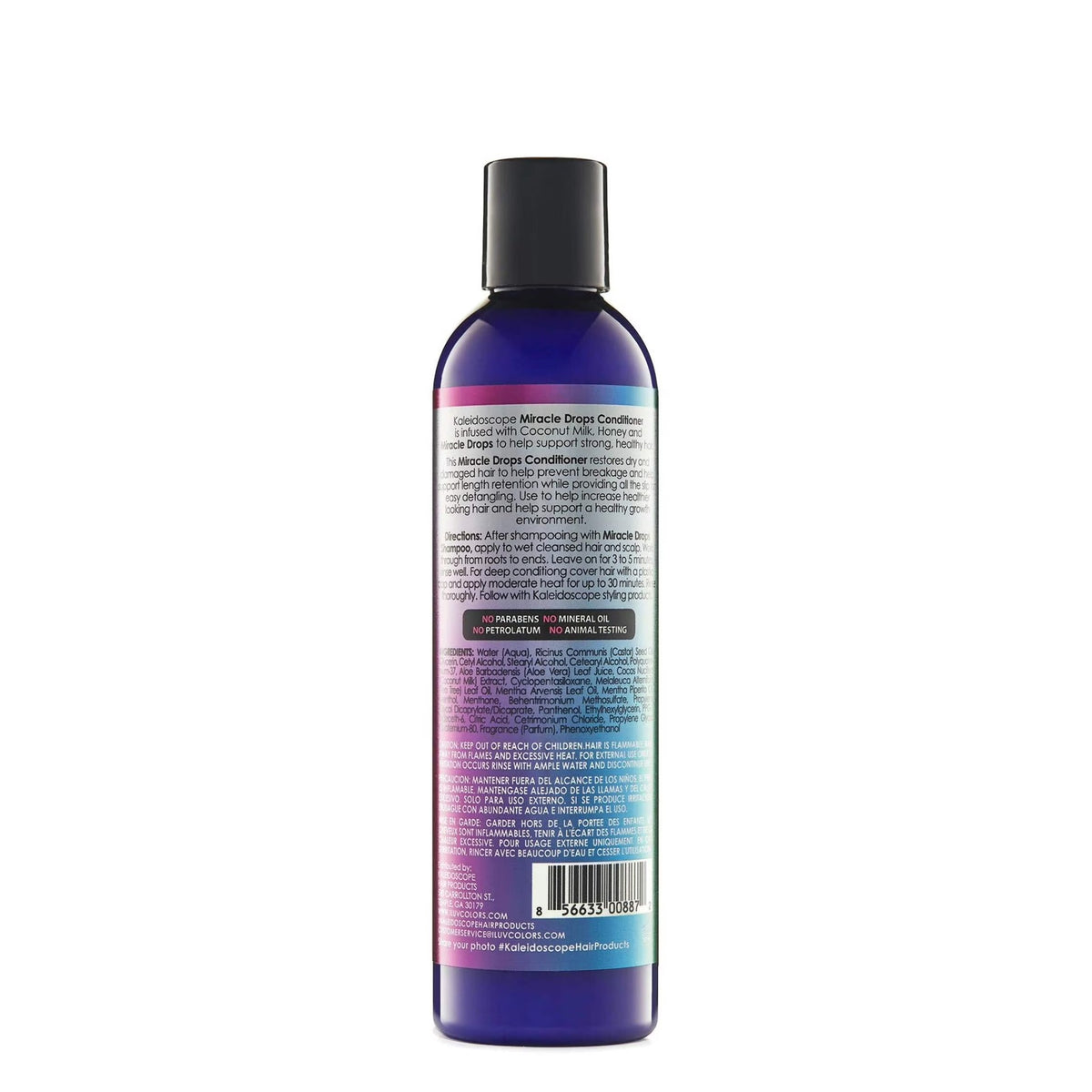 Kaleidoscope Miracle Drops Conditioner, 8 fl. oz., Adult, Frizzy Hair Type, Moisturizing, Squeeze