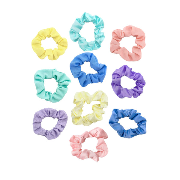 Time and Tru Women's Hair Ties, 10-Pack, Pastel
