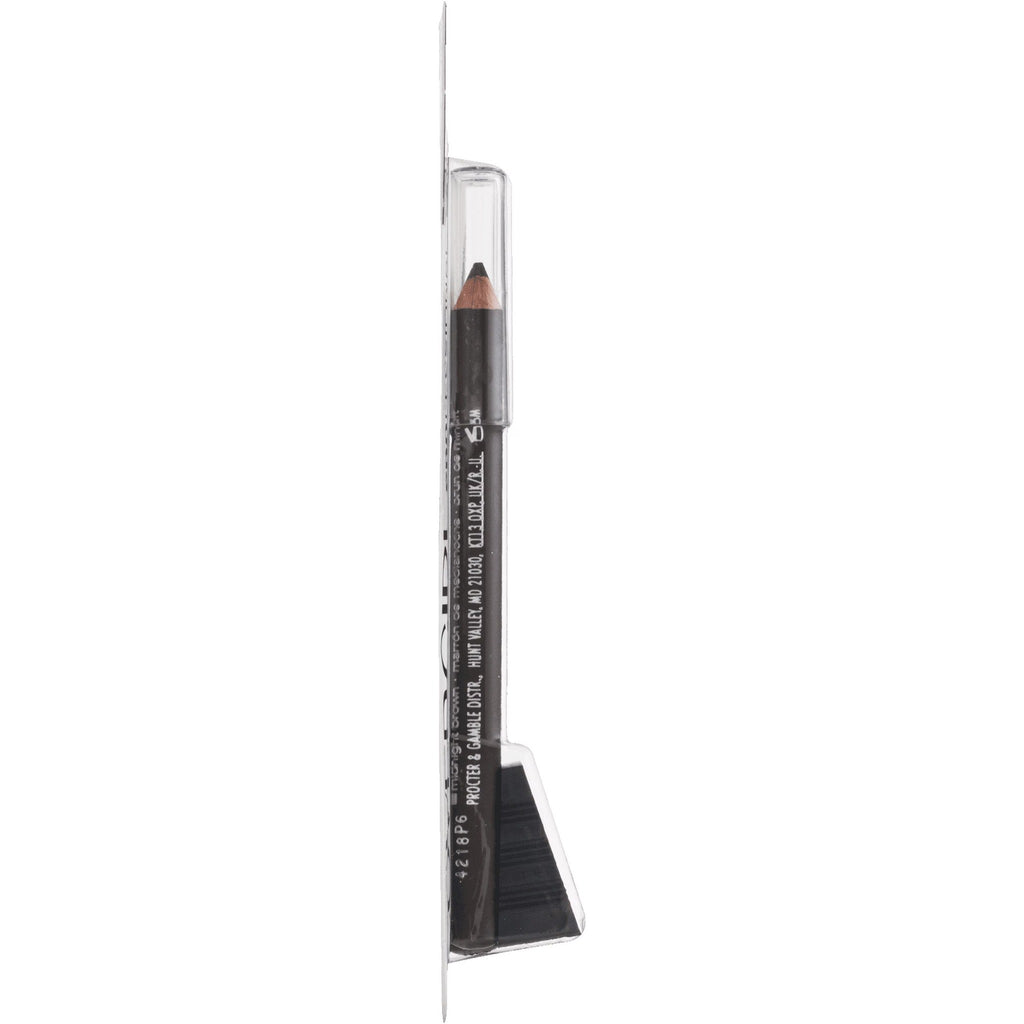 COVERGIRL Easy Breezy Fill + Define Eyebrow Pencil, Rich Brown