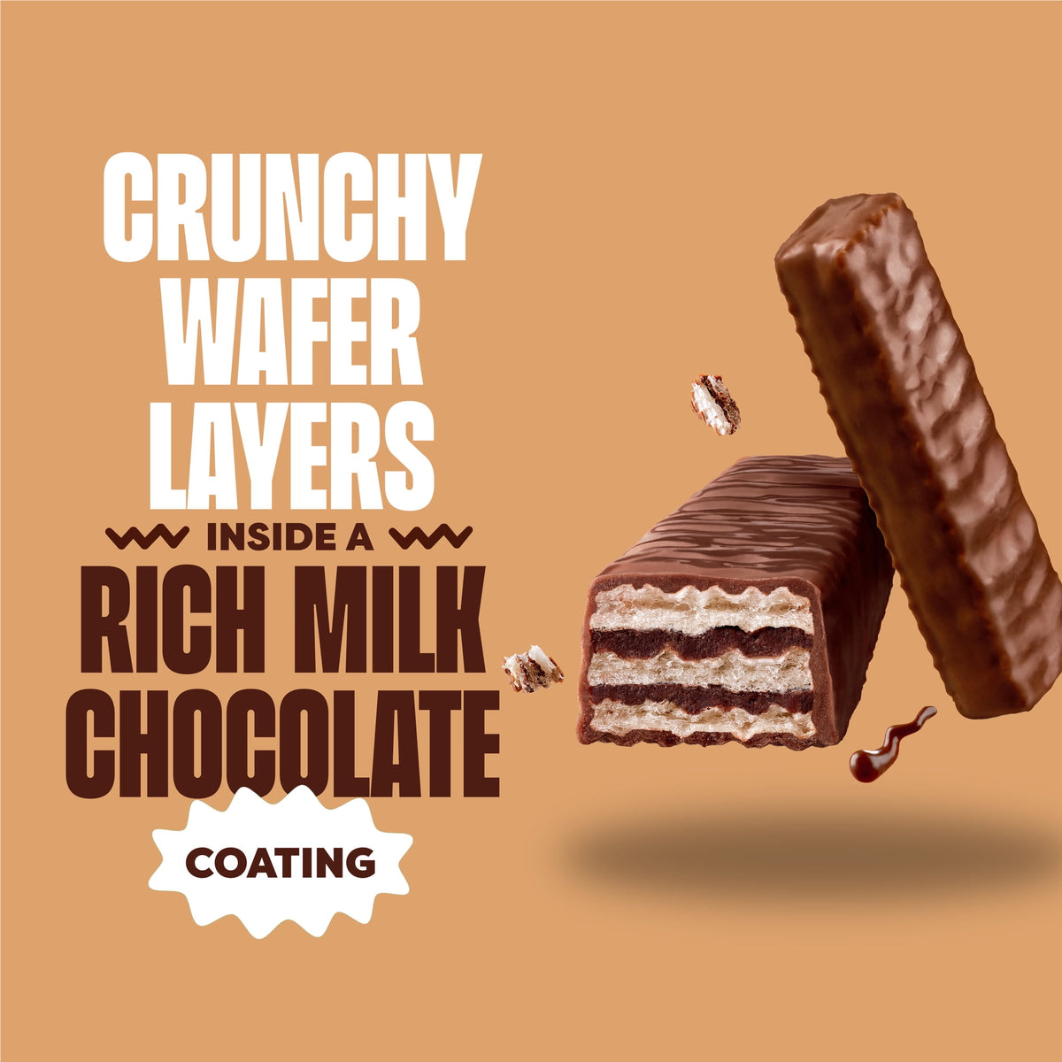 Glutino Gluten Free Milk Chocolate Wafers, 4.6 oz.