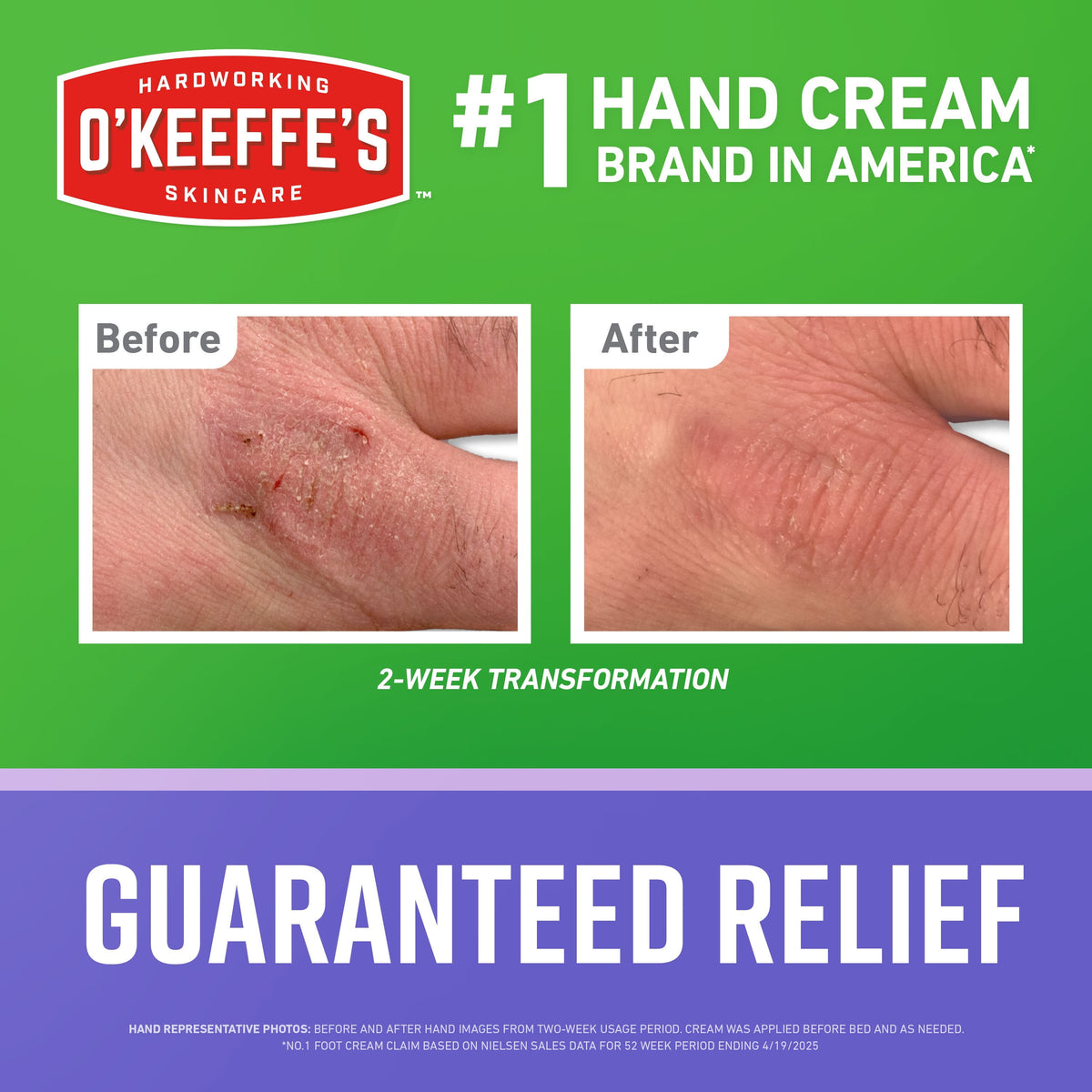 O'Keeffe's Working Hands Night Treatment Hand Cream, 3 Ounce Tube