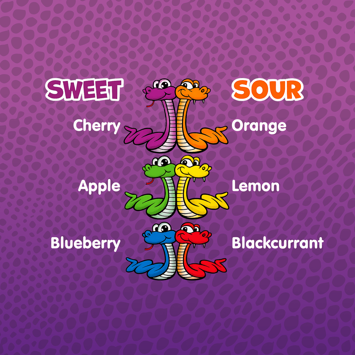 HARIBO Twin Snakes Gummies Original Sweet and Sour Assorted Fruit Flavor Gummy Candy, 28.8 oz, Bulk Party Size Bag