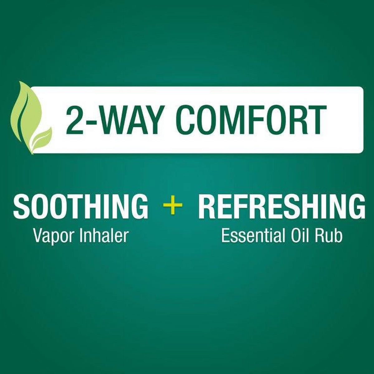 Mentholatum VaporDuo 2-in-1 Vapor Inhaler & Essential Oil Rub Aromatherapy
