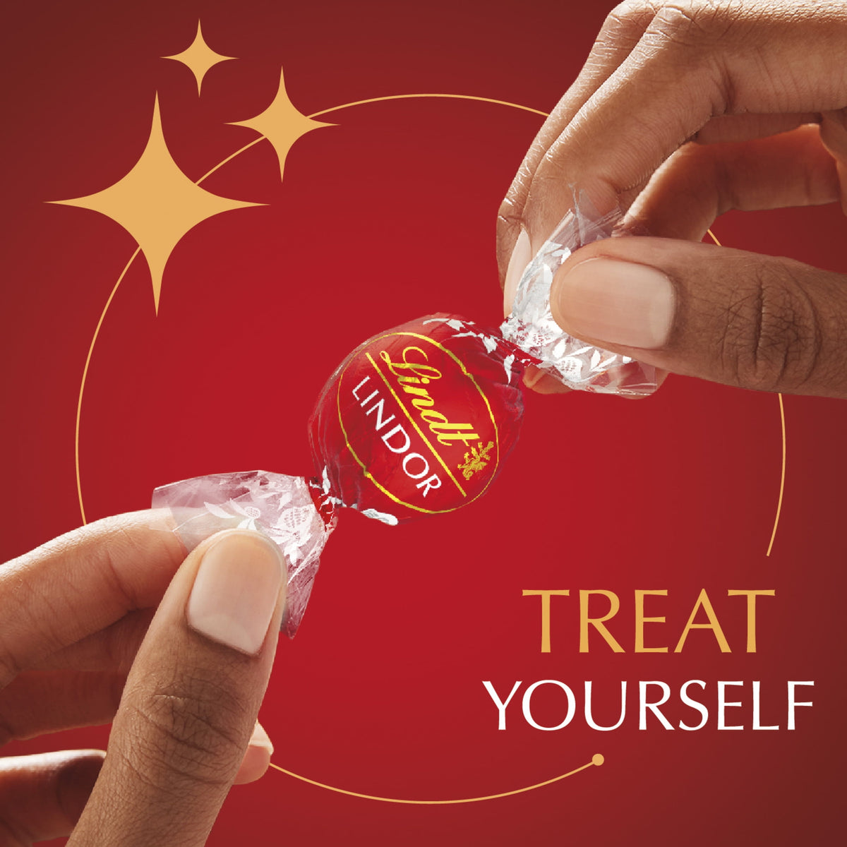 Lindt LINDOR Milk Chocolate Candy Truffles, 5.1 oz. Bag