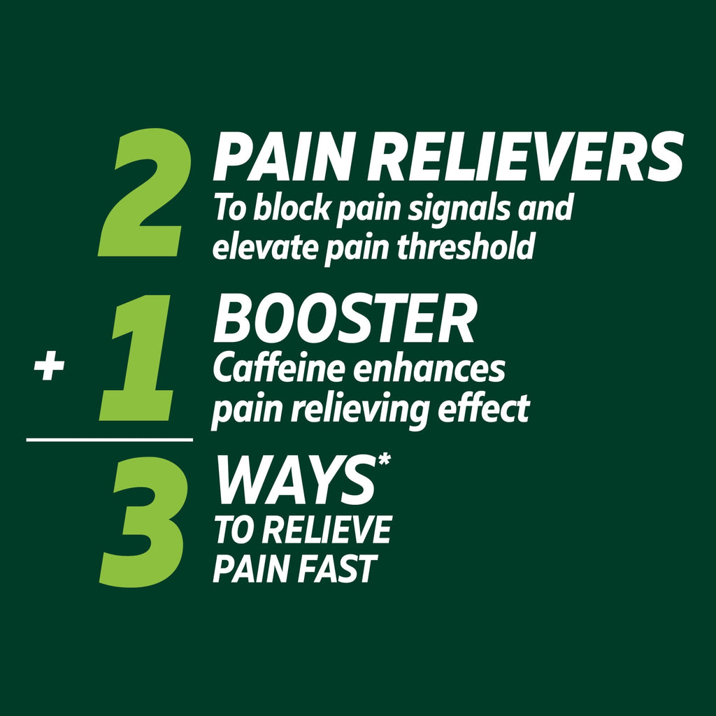 Excedrin Extra Strength Pain Relief Caplets for Headache Relief, Acetaminophen 250Mg, Aspirin 250Mg, Caffeine 65Mg, Pain Reliever, 200 Count