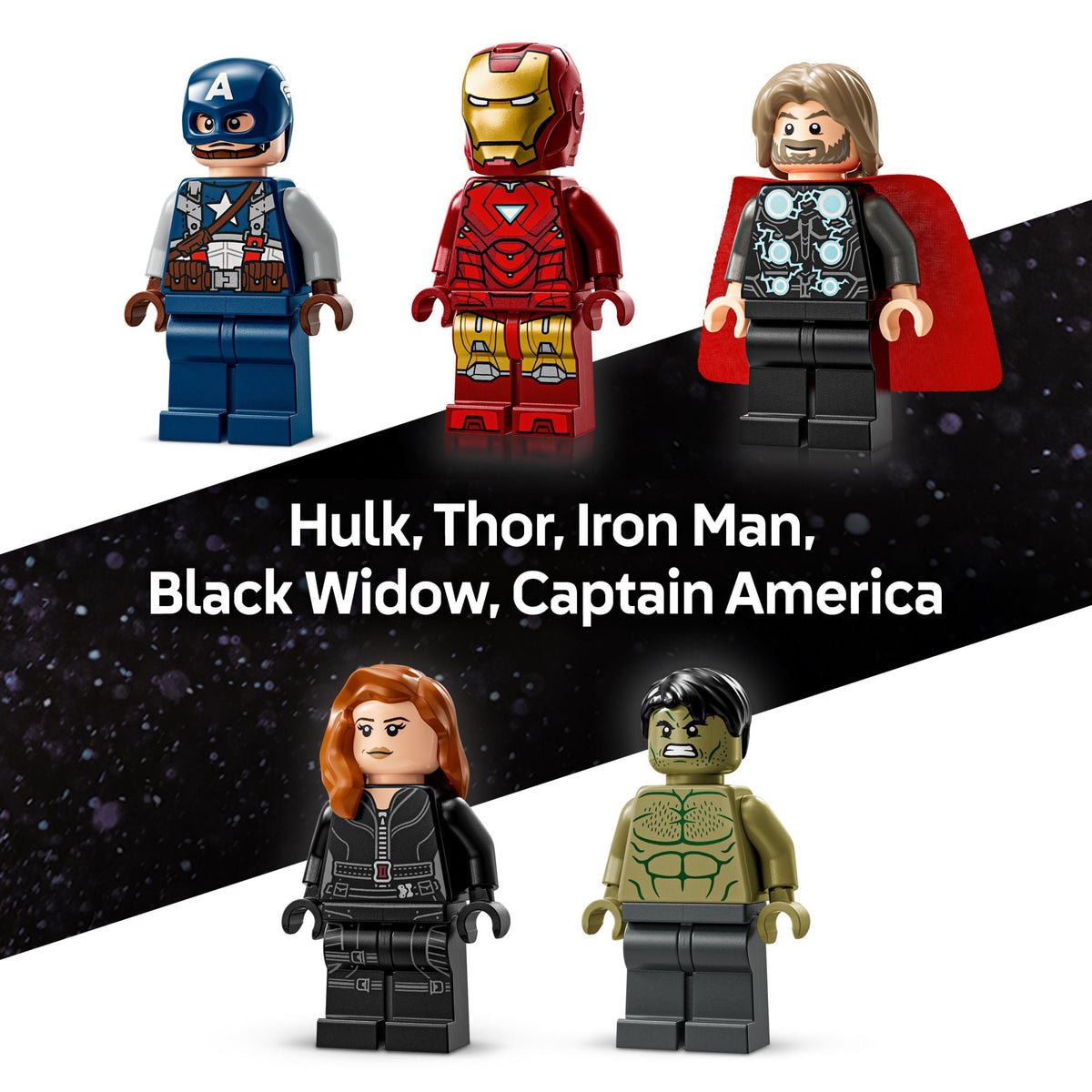 LEGO Marvel Logo & Minifigures Building Set 76313, 931 Pieces, 5 Minifigures, Ages 12+